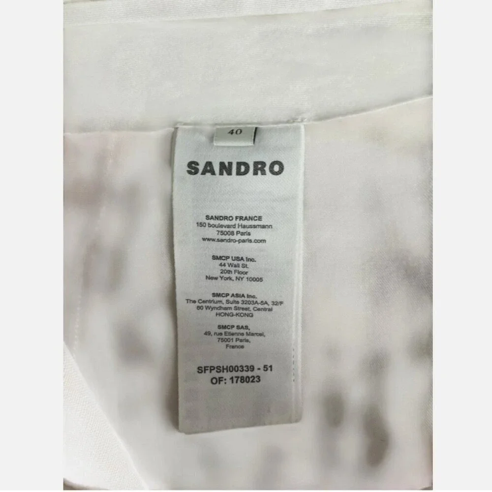 Sandro‎ Benjamin Pleated High Rise Shorts
